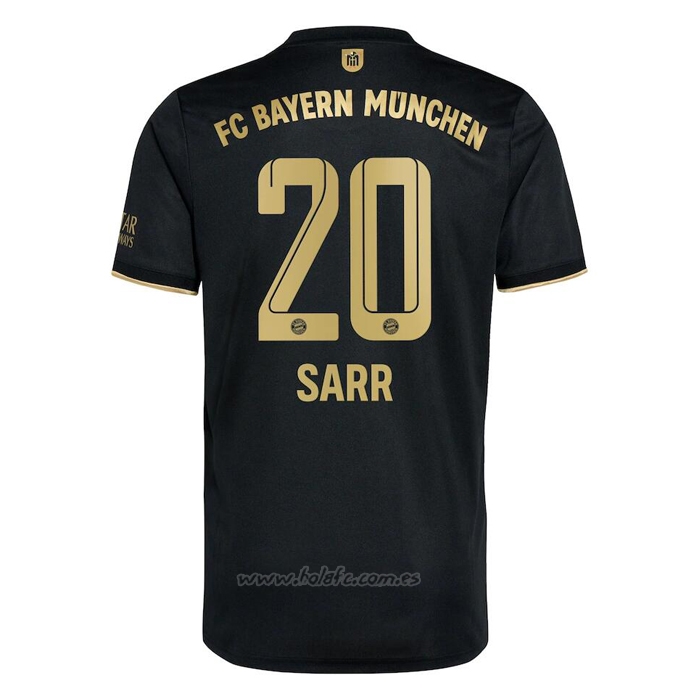 Camiseta Bayern Munich Jugador Sarr Segunda 2021-2022